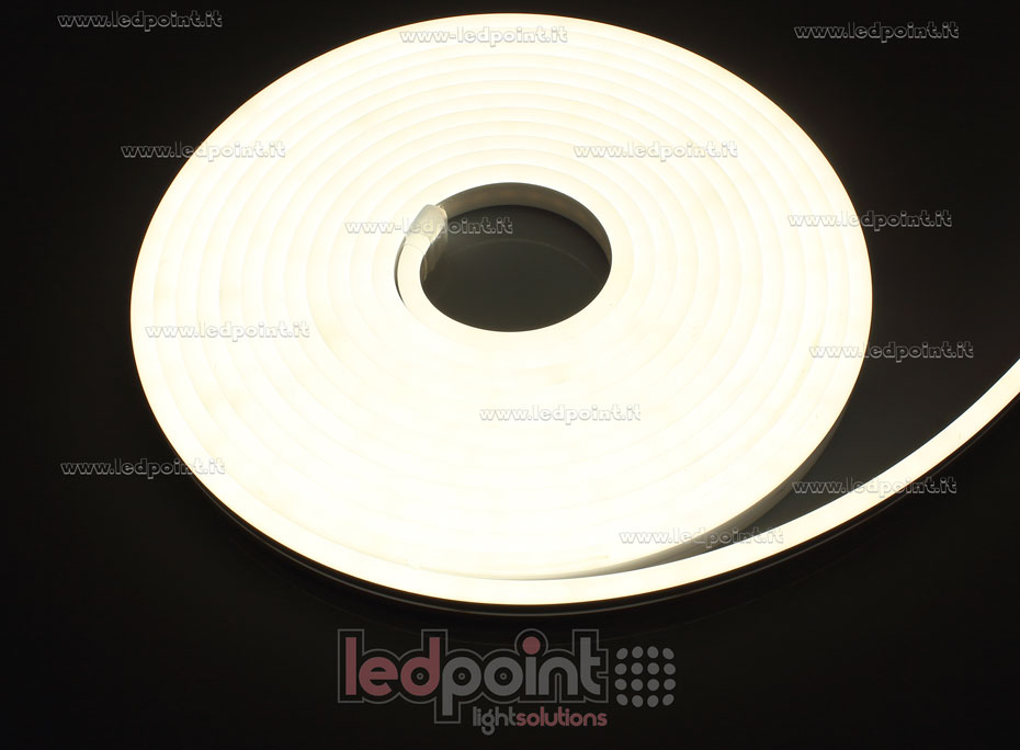 Led Neon Flex 2835 12V IP65 3000K 120led/m