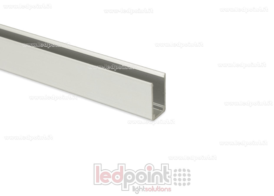 Barra de aluminio para fijar, 1m, para Led Neon Flex 6mm Barra de aluminio para fijar, 1m, para Led Neon Flex 6mm
