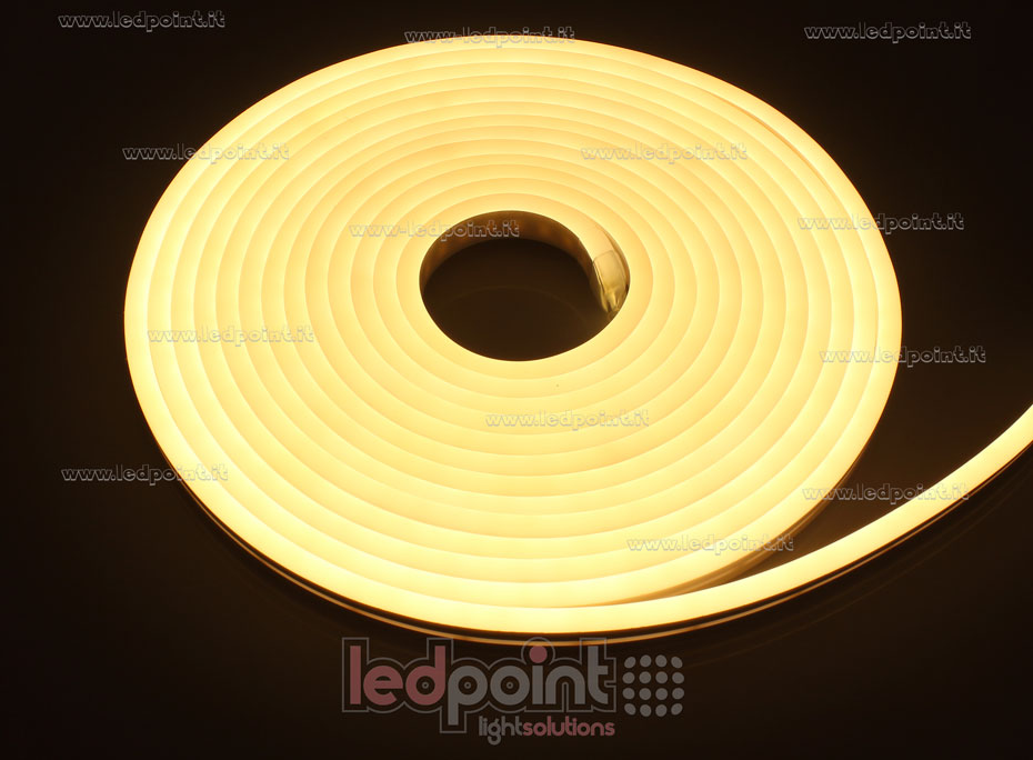 Led Neon Flex 2835 24V IP65 3000K 120led/m