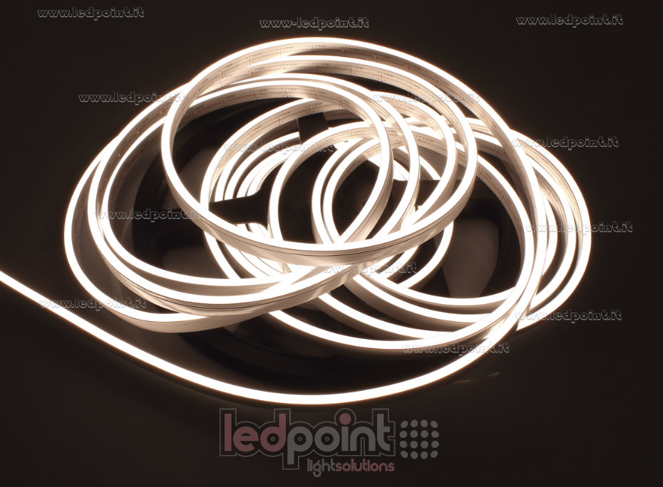 Led Neon Flex 2835 12V IP65 3000K 180led/m