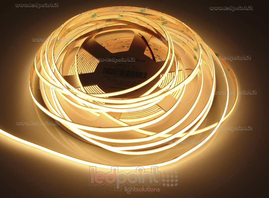 Tira de led COB 24V IP20 2500-2700K 480led/m