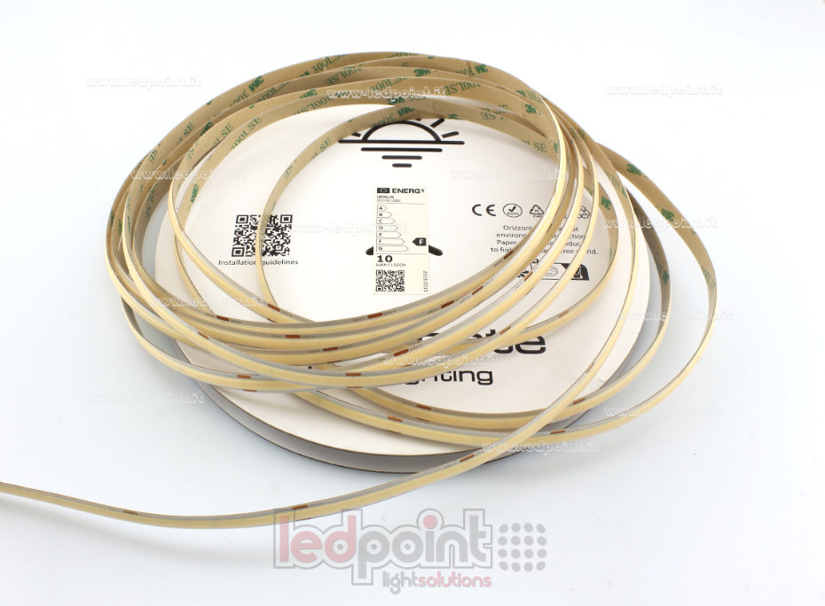 Tira de led COB 24V IP20 2700K 320led/m