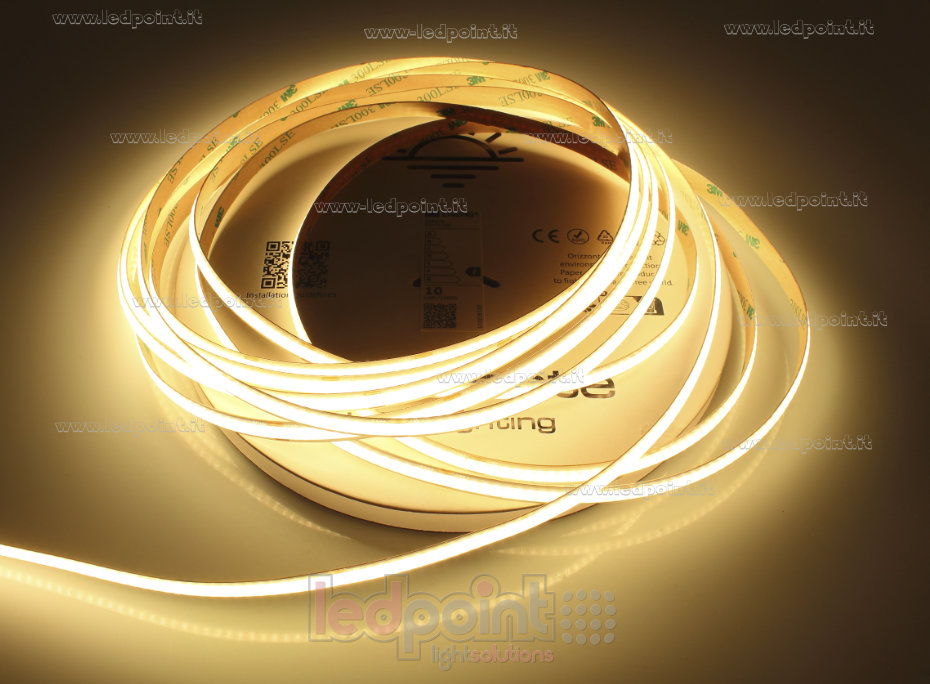 Tira de led COB 24V IP20 2700K 320led/m