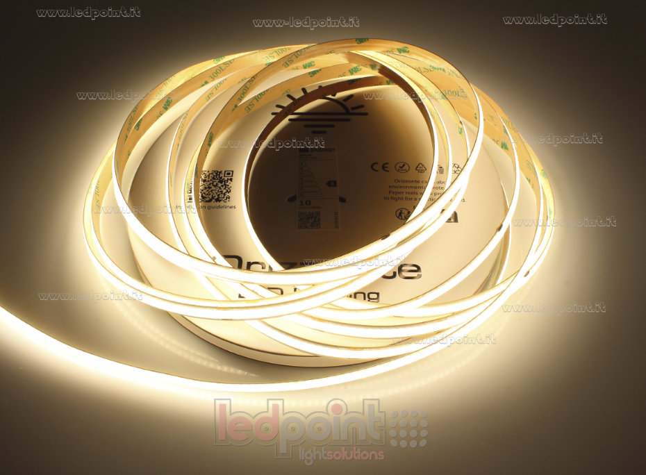 Tira de led COB 24V IP20 3000K 320led/m