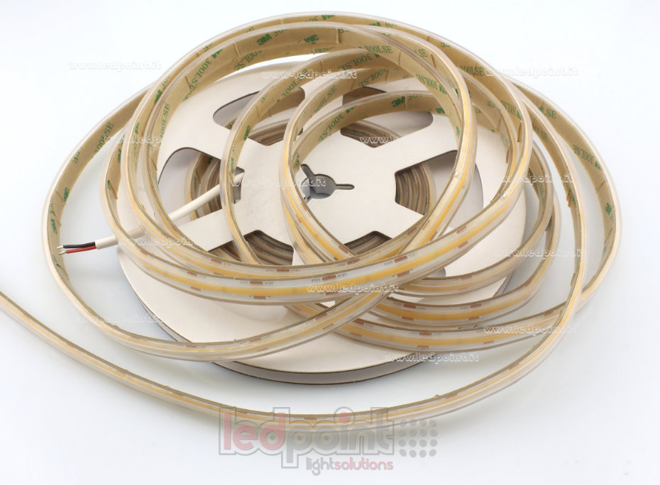 Tira de led COB 12V IP65 3000K 480led/m