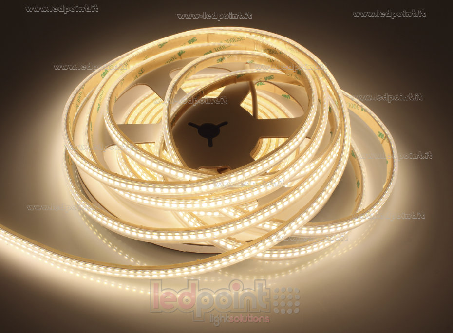 Tira de led 2835 24V IP65 3000K 3step 240led/m