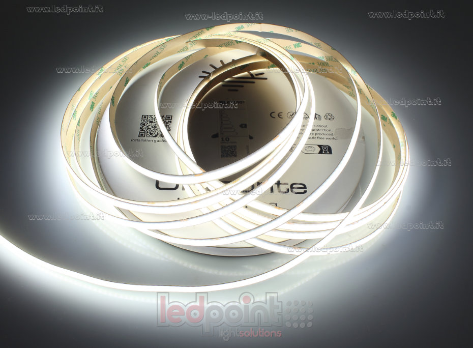 Tira de led COB 24V IP20 4000K 320led/m