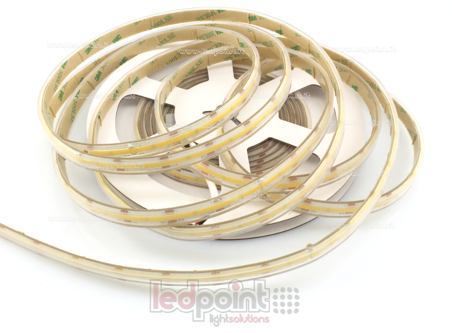 Tira de led COB 12V IP65 4000K 480led/m