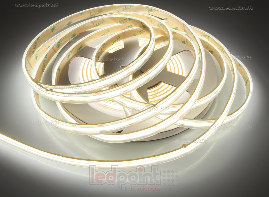Tira de led COB 12V IP65 4000K 480led/m
