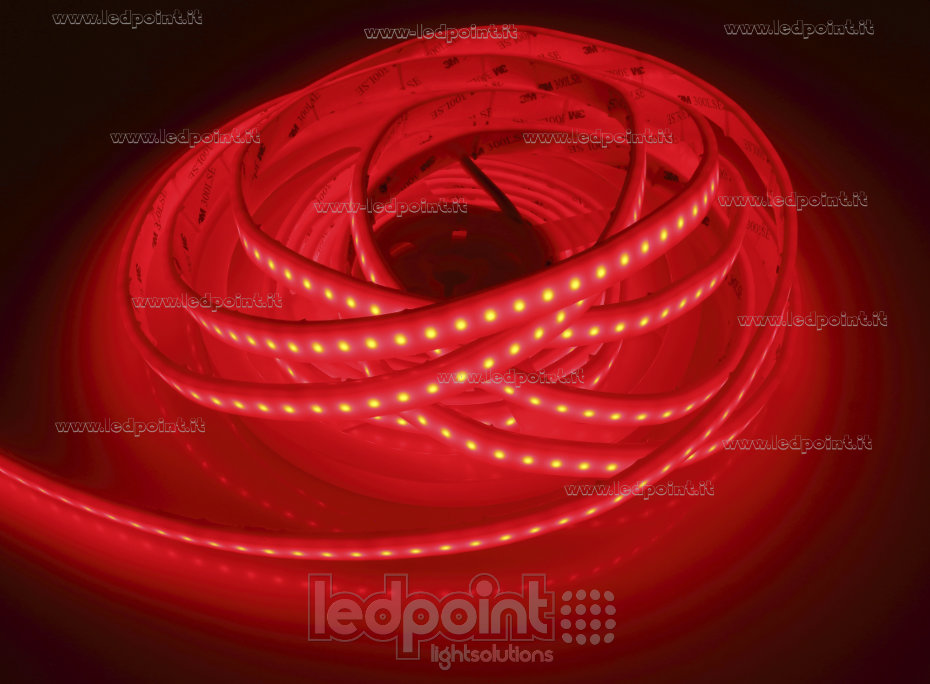 Tira de led 2835 24V IP67 620-625nm 120led/m
