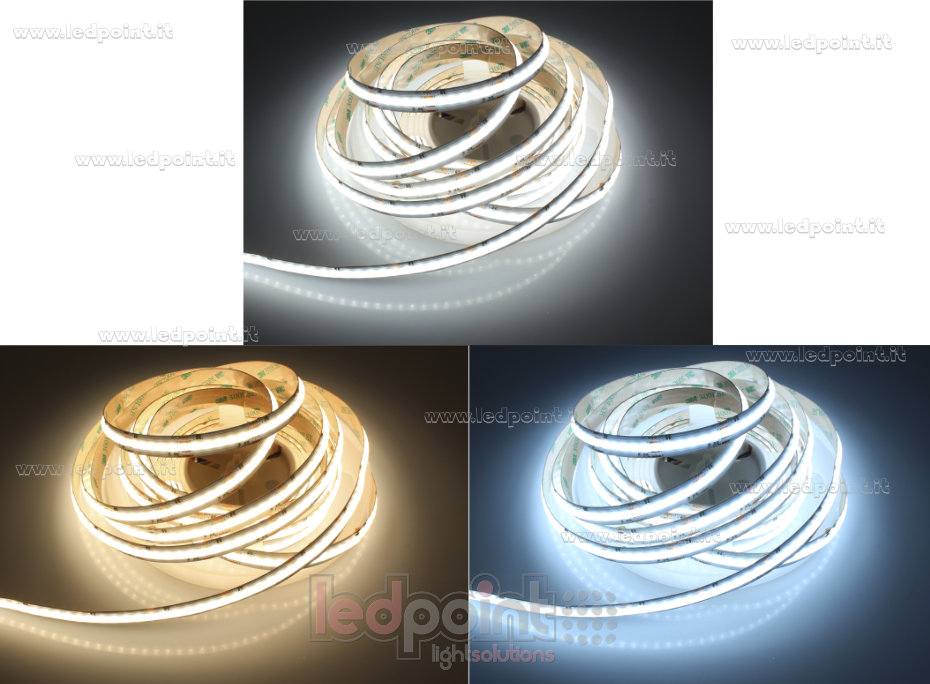 Tira de led COB 24V IP20 RGB + 2700-6500°K 280+280+280led/m