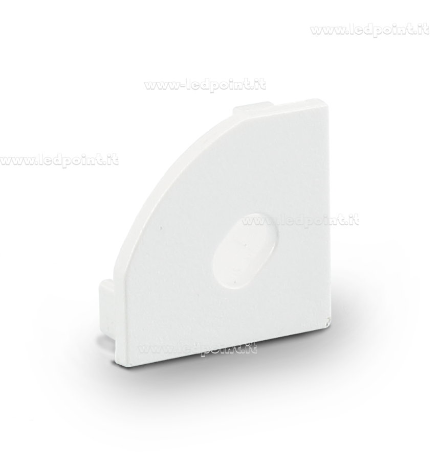 Tapa para perfil en aluminio para tiras de led PRA-AD-W
