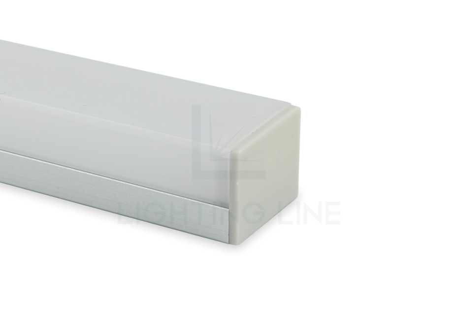 Tapa para perfil para tiras de led