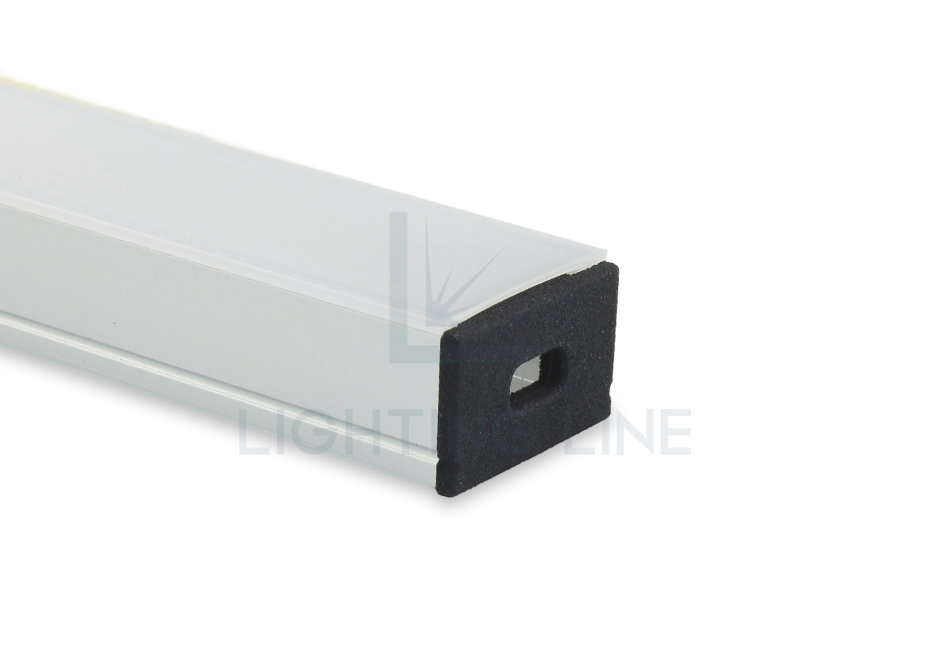 Tapa para perfil para tiras de led