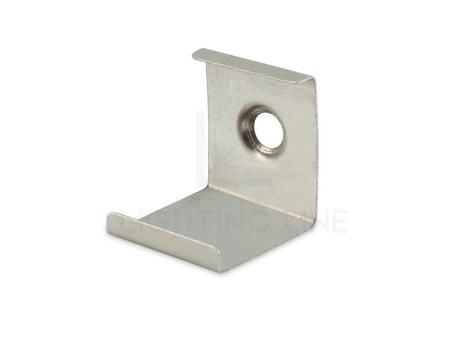 Grapa de montaje en metal perfil en aluminio angular AN02-08 y AN03-08