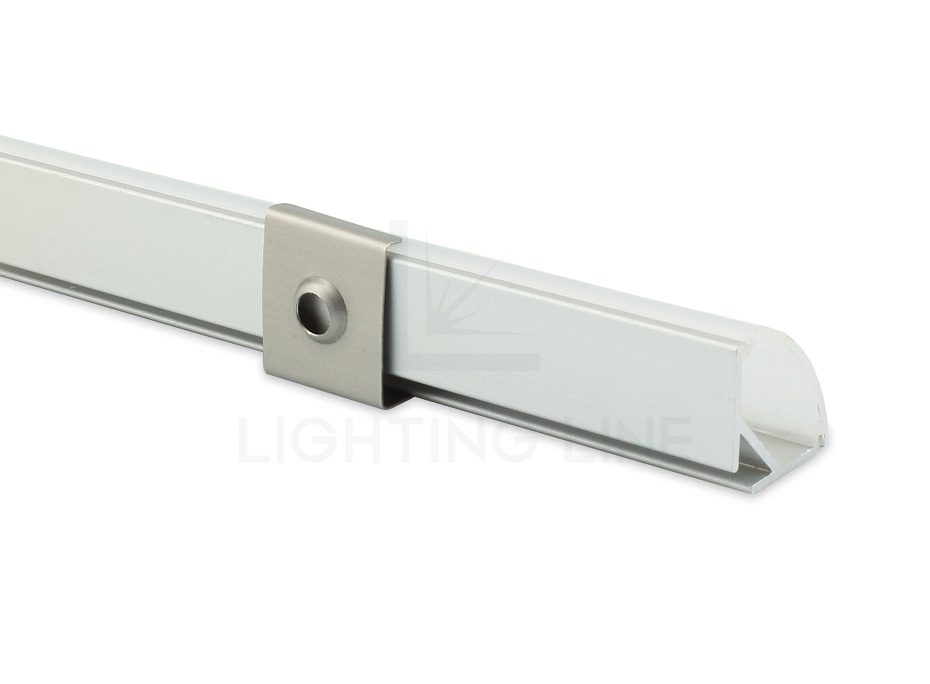 Grapa de montaje en metal perfil en aluminio angular AN02-08 y AN03-08