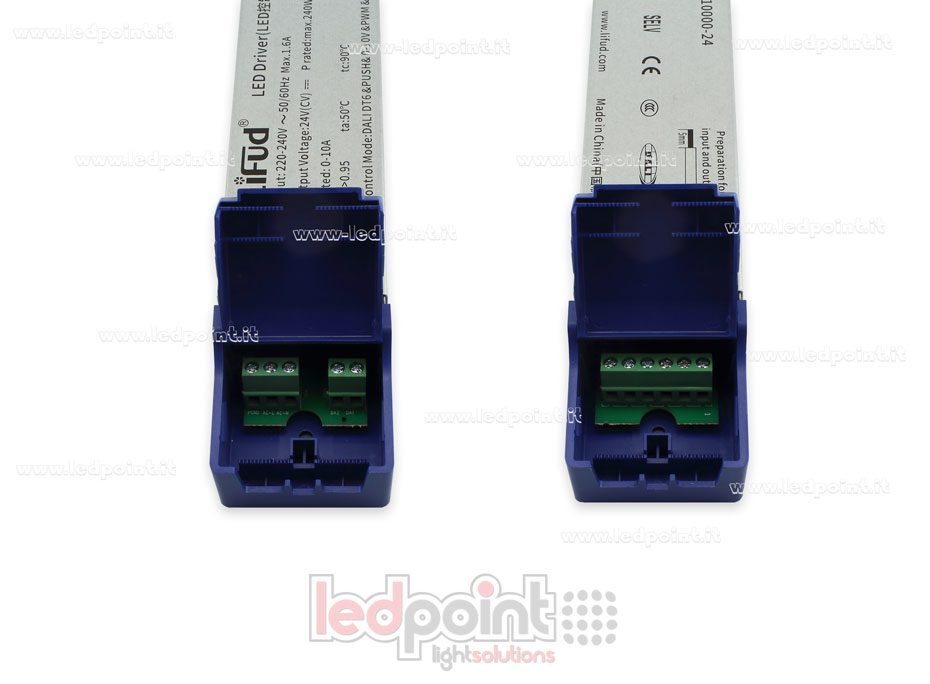 Fuente de alimentación 240W 24V 5en1 DALI + Push Dim + PWM + 0-10V + Rx LiFud