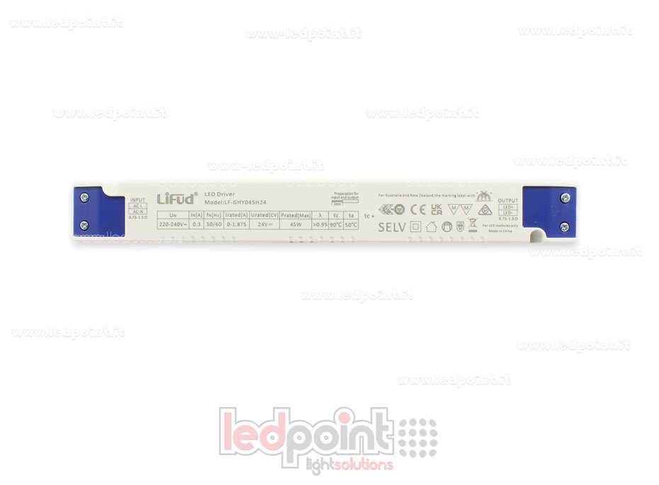 Fuente de alimentación ultra slim 45W 24V LiFud
