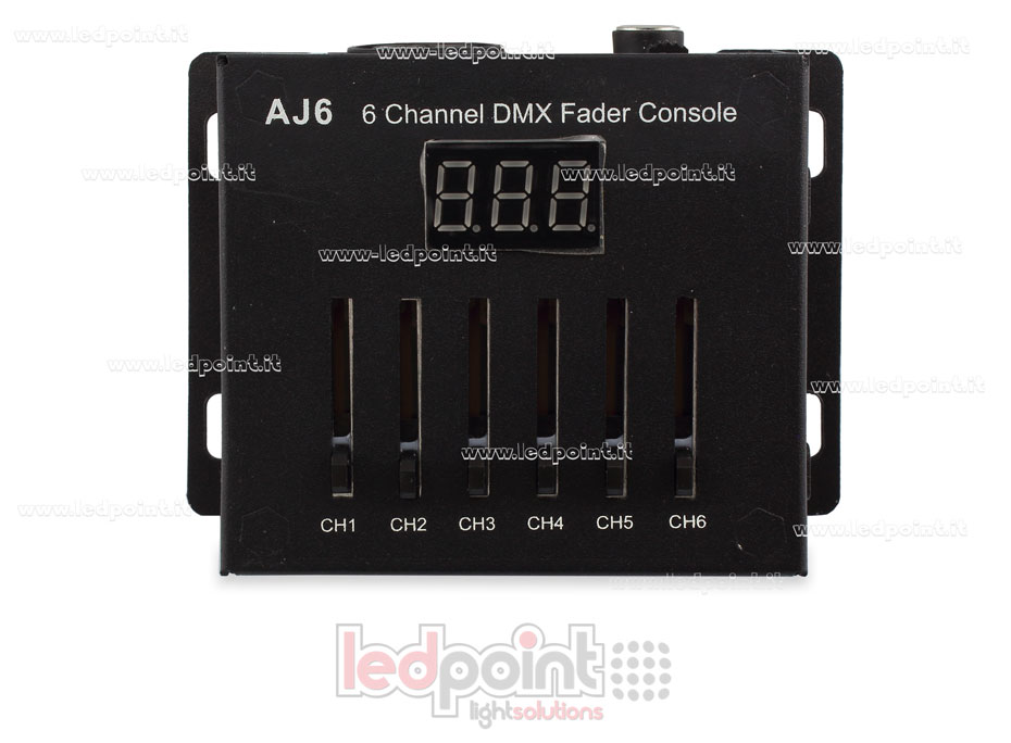 Consola master DMX 512 6 canales Consola master DMX 512 6 canales