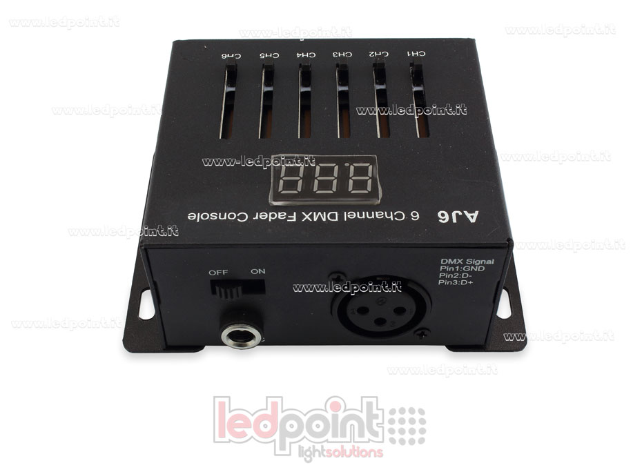Consola master DMX 512 6 canales Consola master DMX 512 6 canales
