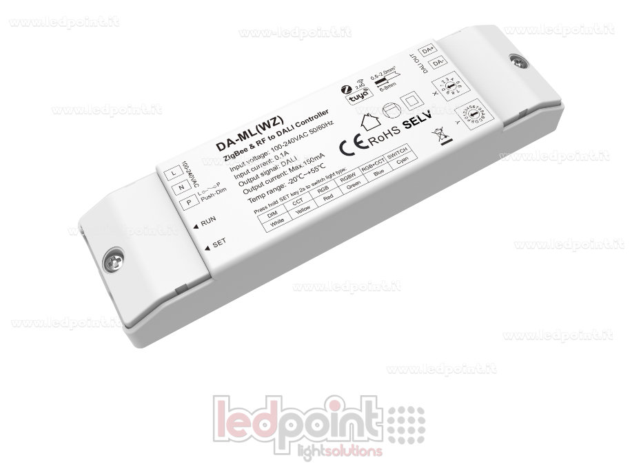 Dimmer DALI-2 (Master) con conectividad Zigbee y RF