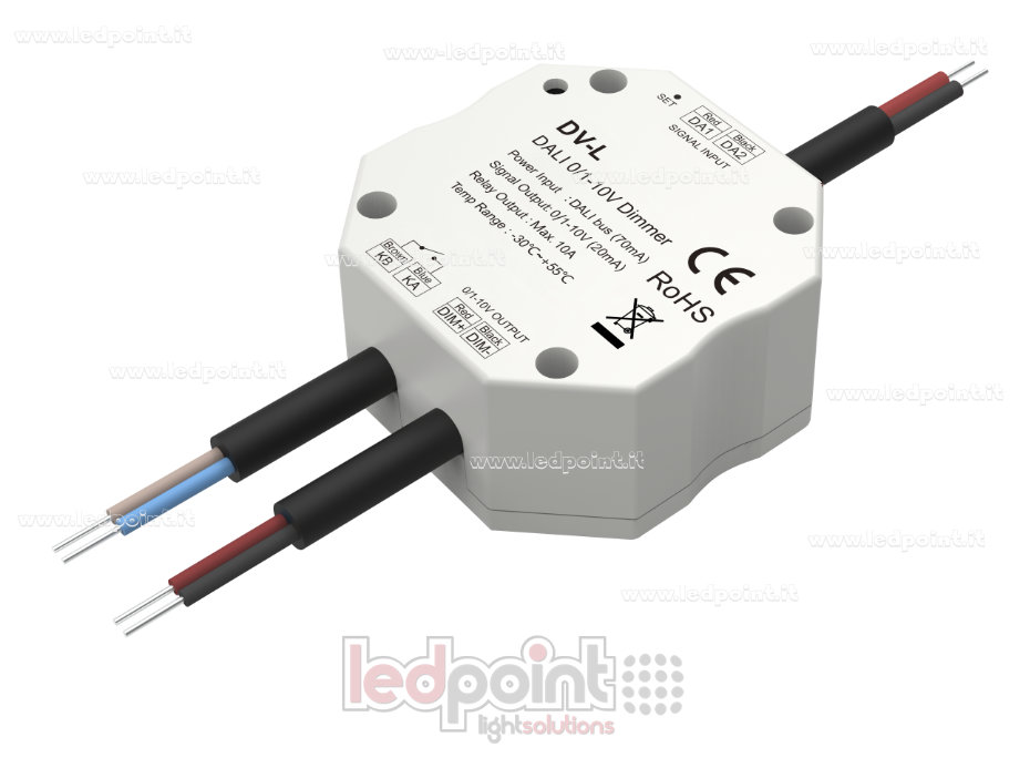 Regulador DALI monocanal, 0/1–10V, 20mA (DT5)