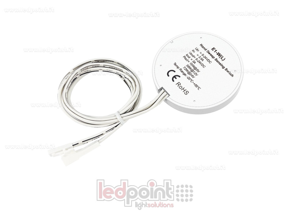 Sensor de movimiento de mano, 5-24VDC, 3A 15-72W