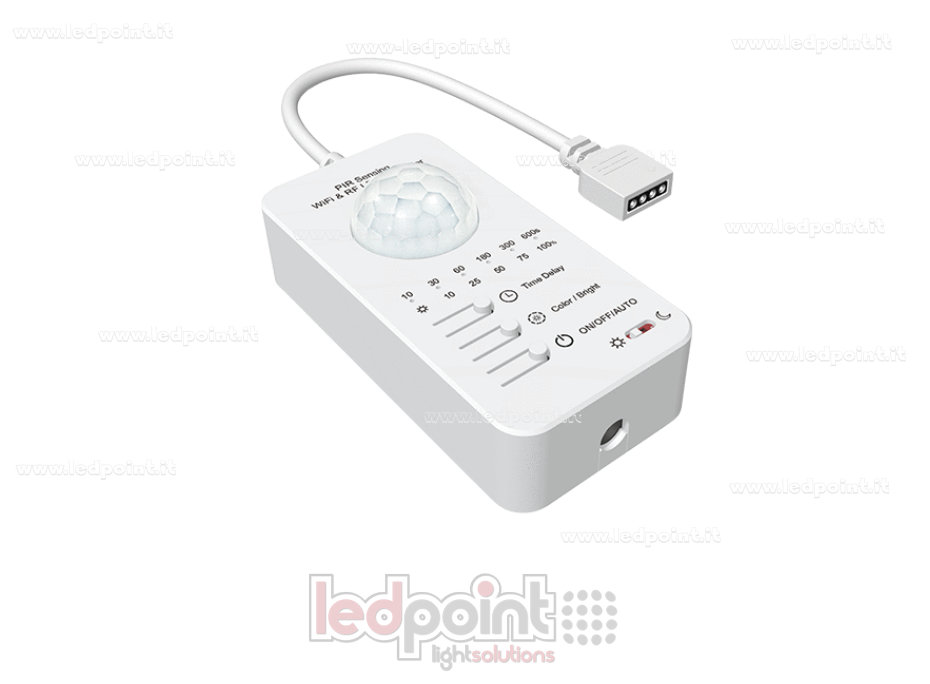 Controlador WiFi y RF + Sensor PIR 5–24 VCC 3 canales × 1,5 A