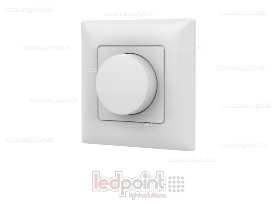 Triac control remoto dimmer de pared 86x86mm, 1ch*1.5A blanco Triac control remoto dimmer de pared 86x86mm, 1ch*1.5A blanco