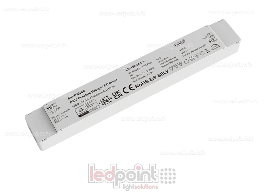 Fuente de Alimentación 150W 24V DALI Push-Dim SkyDance