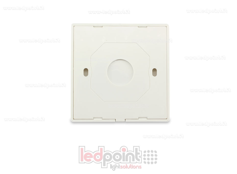 Mando de pared 86x86mm monocromático 1 zona con ruleta RF2.4G Mando de pared 86x86mm monocromático 1 zona con ruleta RF2.4G