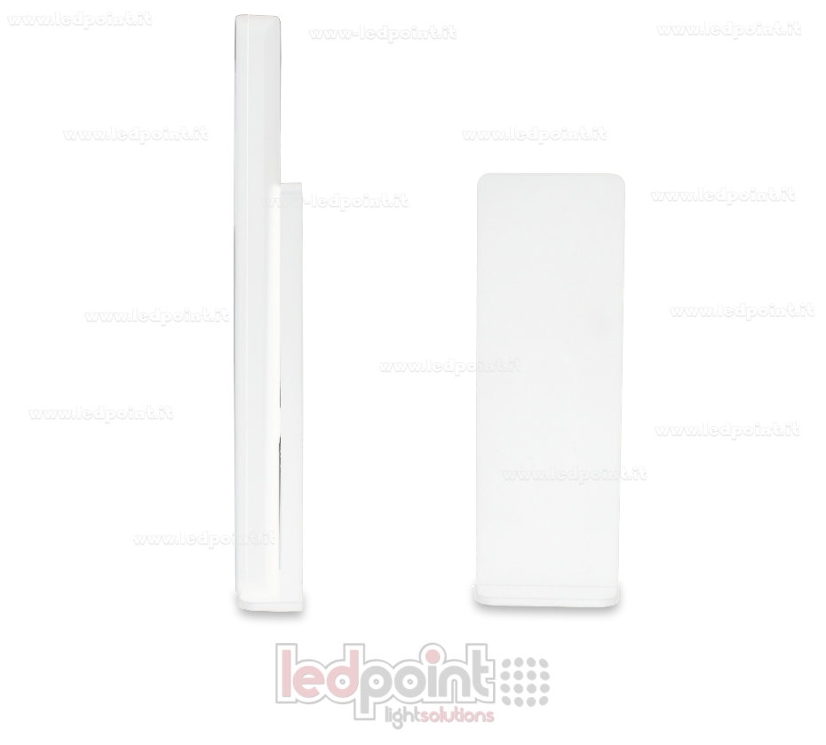 Mando a distancia ultrafino RGB+CCT con deslizador táctil, mono-zona, blanco con imán trasero, RF 2.4GHz Mando a distancia ultrafino RGB+CCT con deslizador táctil, mono-zona, blanco con imán trasero, RF 2.4GHz