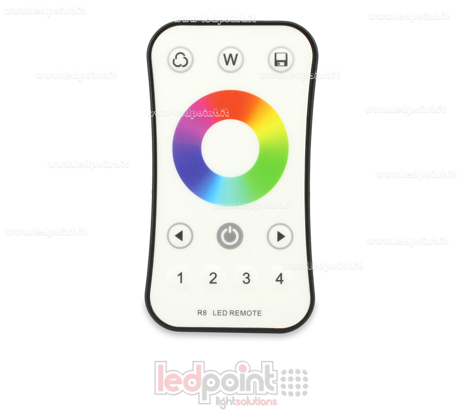 Mando a distancia RGB/RGBW 4 zonas RF2.4G