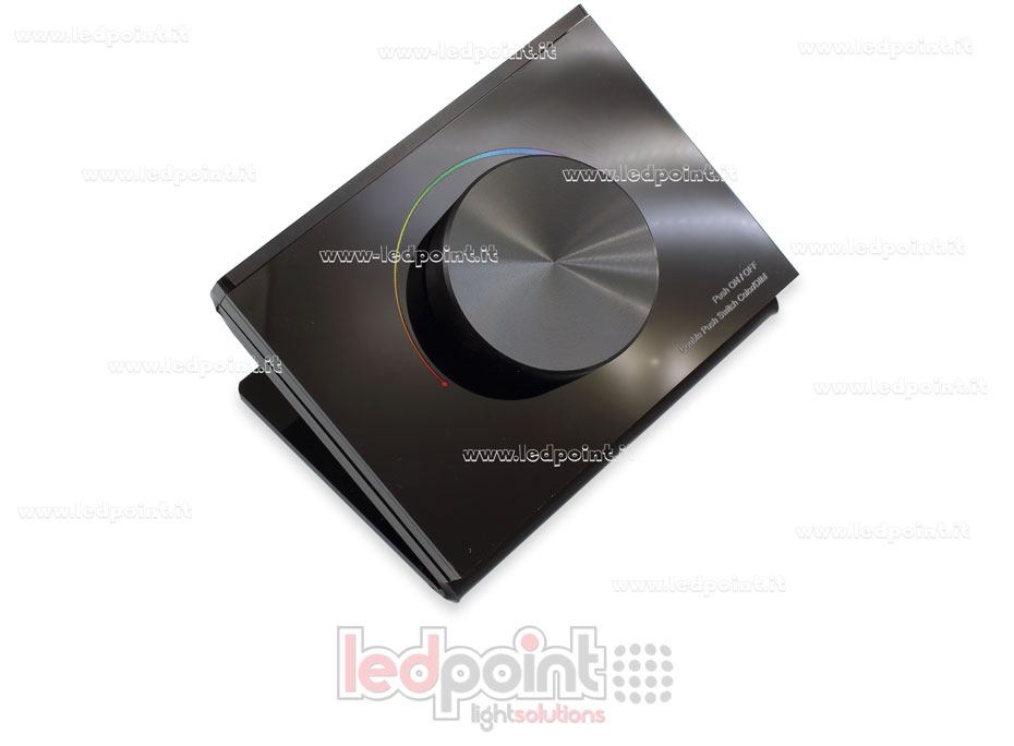 Mando a distancia para mesa 86x86mm CCT 1 zona con ruleta RF2.4G Mando a distancia para mesa 86x86mm CCT 1 zona con ruleta RF2.4G