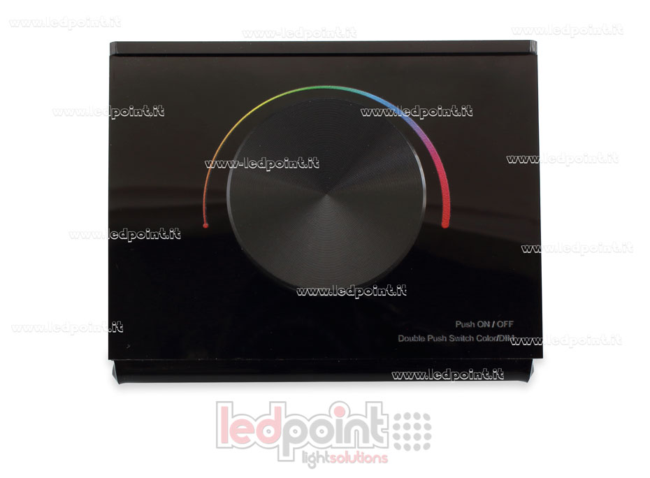 Mando a distancia para mesa 86x86mm CCT 1 zona con ruleta RF2.4G Mando a distancia para mesa 86x86mm CCT 1 zona con ruleta RF2.4G