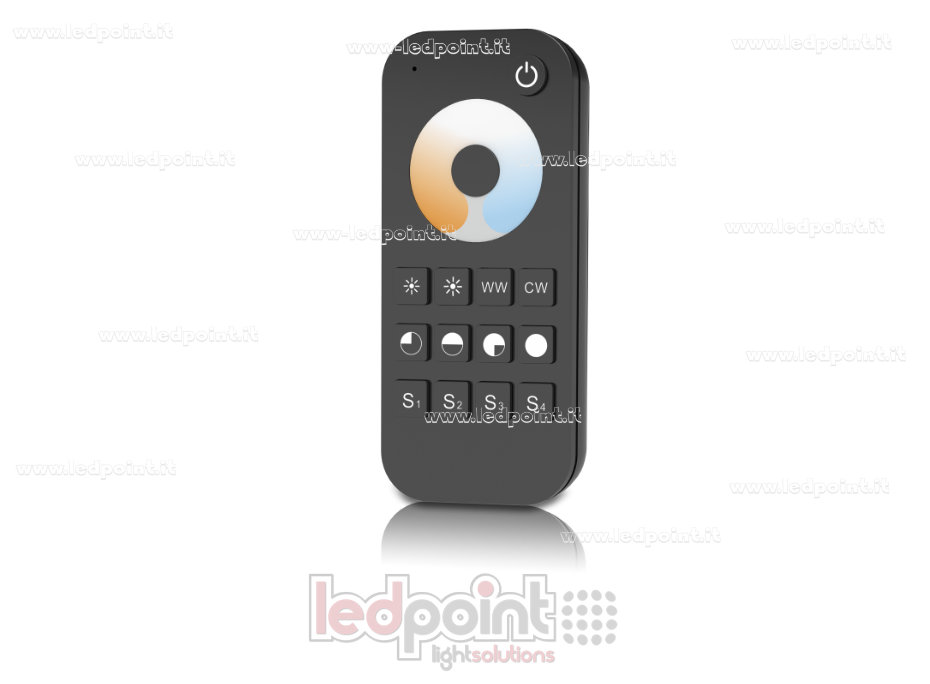 Mando a distancia CCT, 1 zona, 4 escenas, RF2.4G Mando a distancia CCT, 1 zona, 4 escenas, RF2.4G