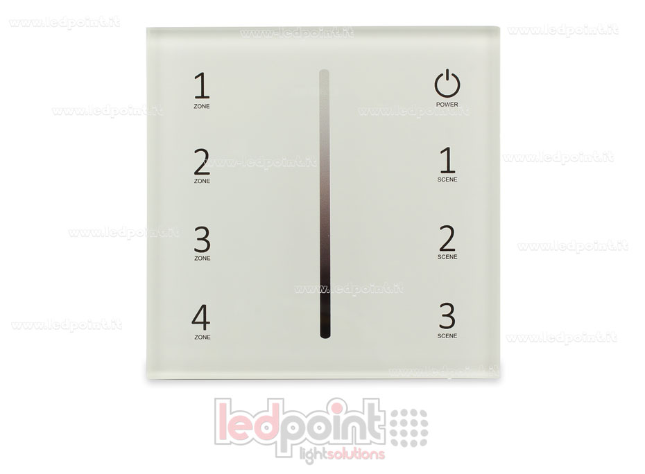Mando a distancia dimmer 0-10V 4 zonas RF2.4G Mando a distancia dimmer 0-10V 4 zonas RF2.4G