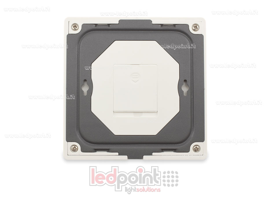 Mando de pared RF2.4G, CCT, slim, blanco, alimentado por batería, monozona Mando de pared RF2.4G, CCT, slim, blanco, alimentado por batería, monozona