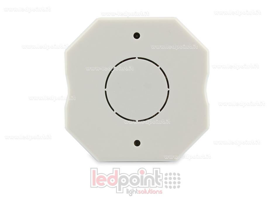 Controlador monocromático con interruptor para caja de conexiones de pared 1CH*4A/8A 12-48VDC, RF 2.4G Controlador monocromático con interruptor para caja de conexiones de pared 1CH*4A/8A 12-48VDC, RF 2.4G
