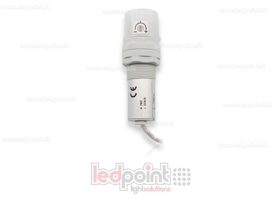Sensor de luz diurna con salida 1-10Vdc, 1-100% rango dimming 90°
