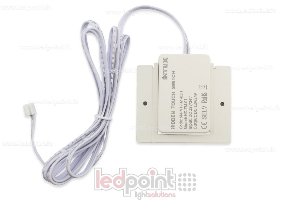 Sensor táctil oculto tras madera (hasta 5 cm de grosor), 12-24 V, 1 canal, 3 A, Master Control