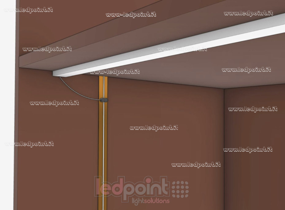 Rail electrificado delgado de cobre, de 1,5 m de longitud con 1 m de cable