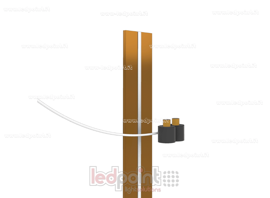 Par de conectores móviles o carril electrificado, cada uno de 50 cm 