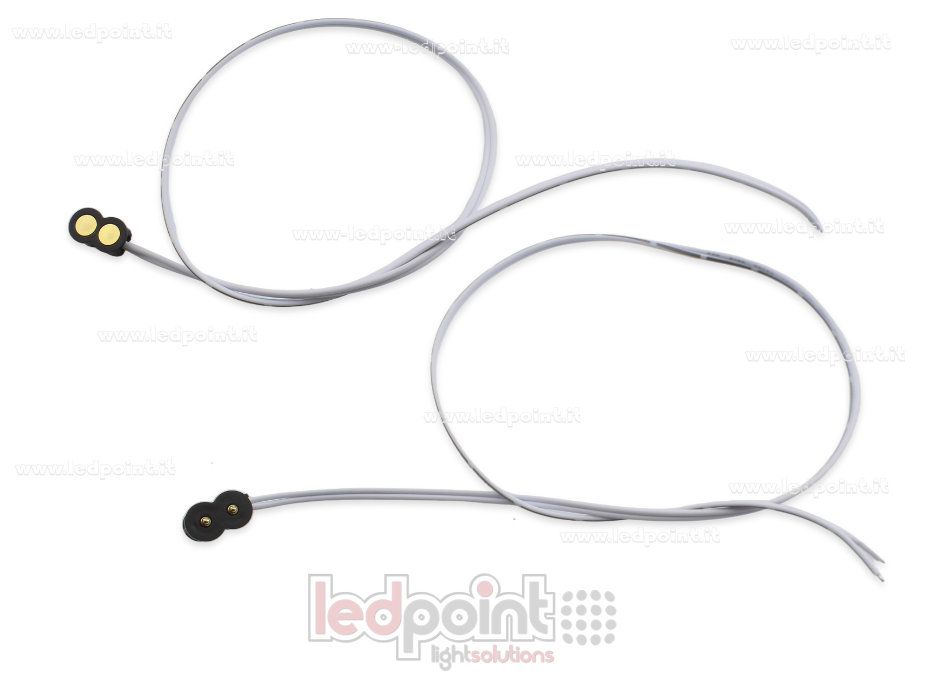 Par de conectores móviles o carril electrificado, cada uno de 50 cm 