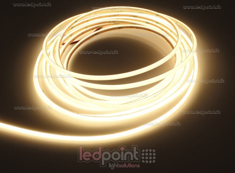 Tira de led COB 24V IP67 3000K 480led/m