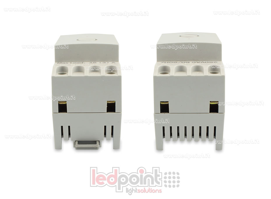 Interruptor para carril DIN para medir el consumo max 16A RF 2,4 GHz para tecnología ZigBee