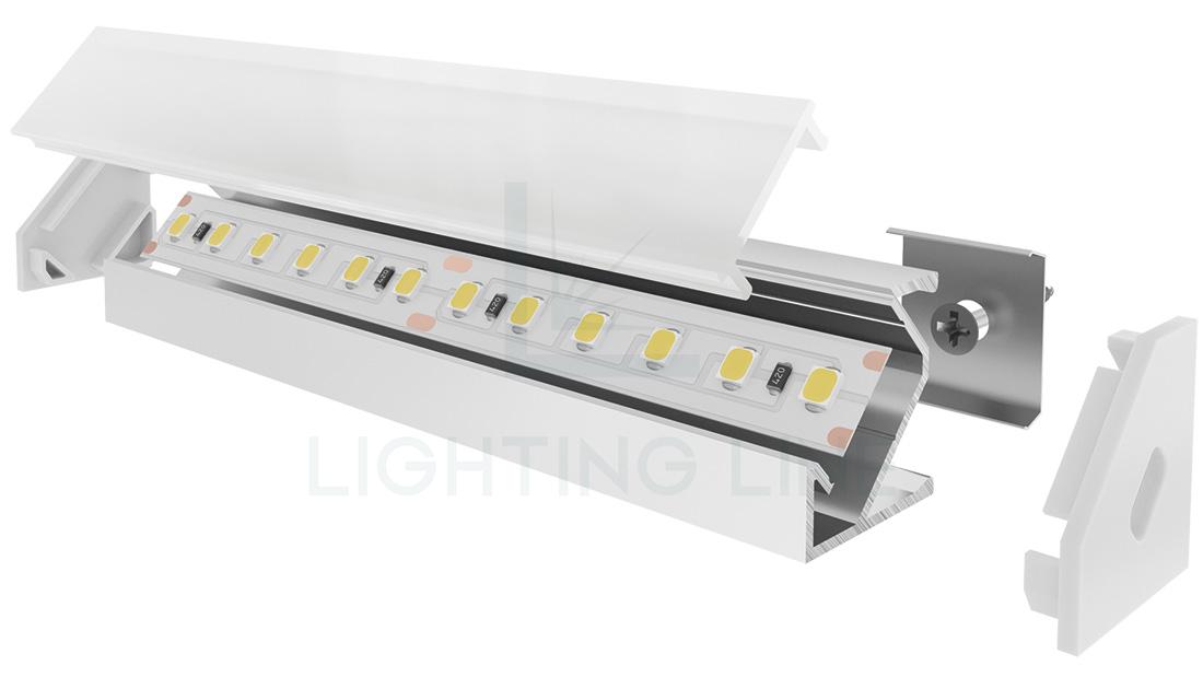 Perfil para tiras de led