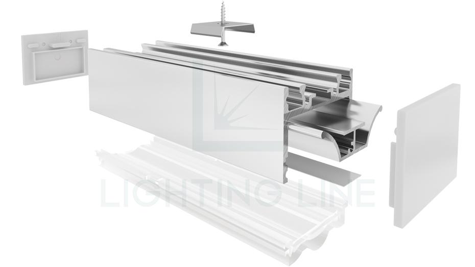Perfil para tiras de led