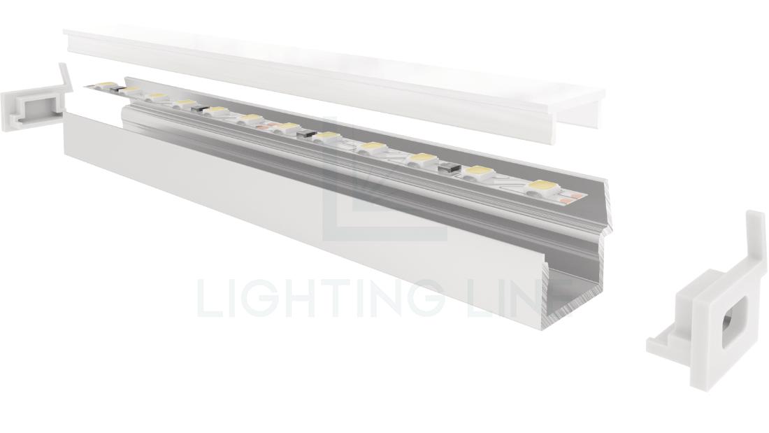 Perfil para tiras de led