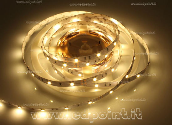Imagen de Tira de led 5m blanco cálido 2600-2800K 5050 30led/m Honglitronic 12V